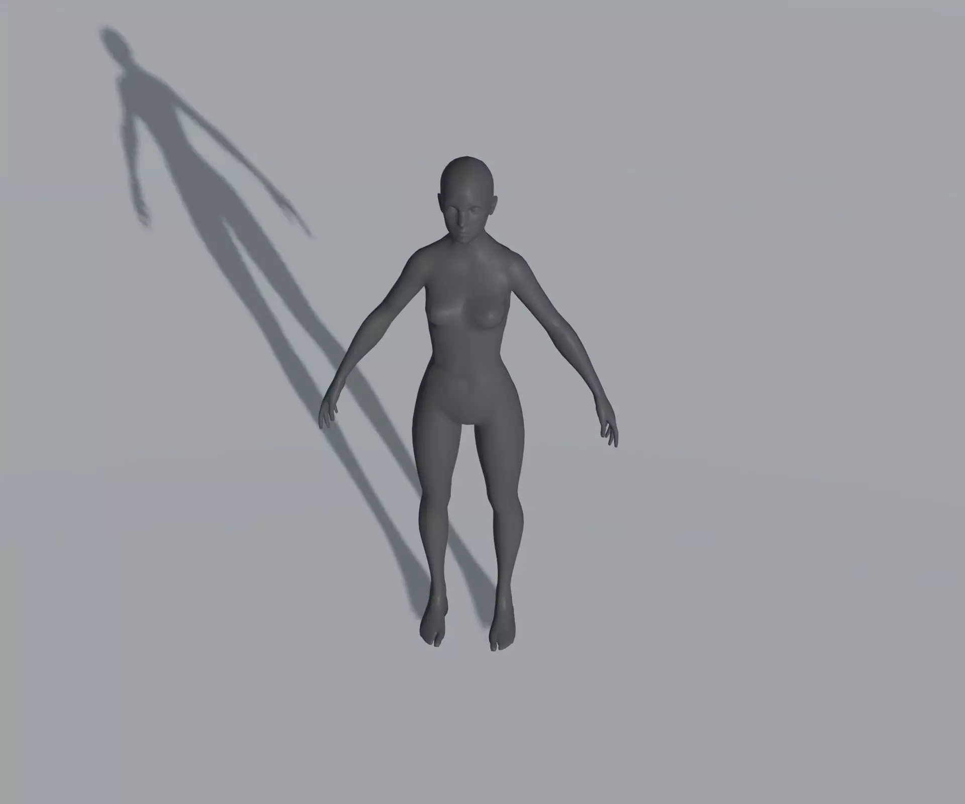Animated Male Female Body Base Mesh 5K with 76 Sound Effects Low-poly 3D model_13