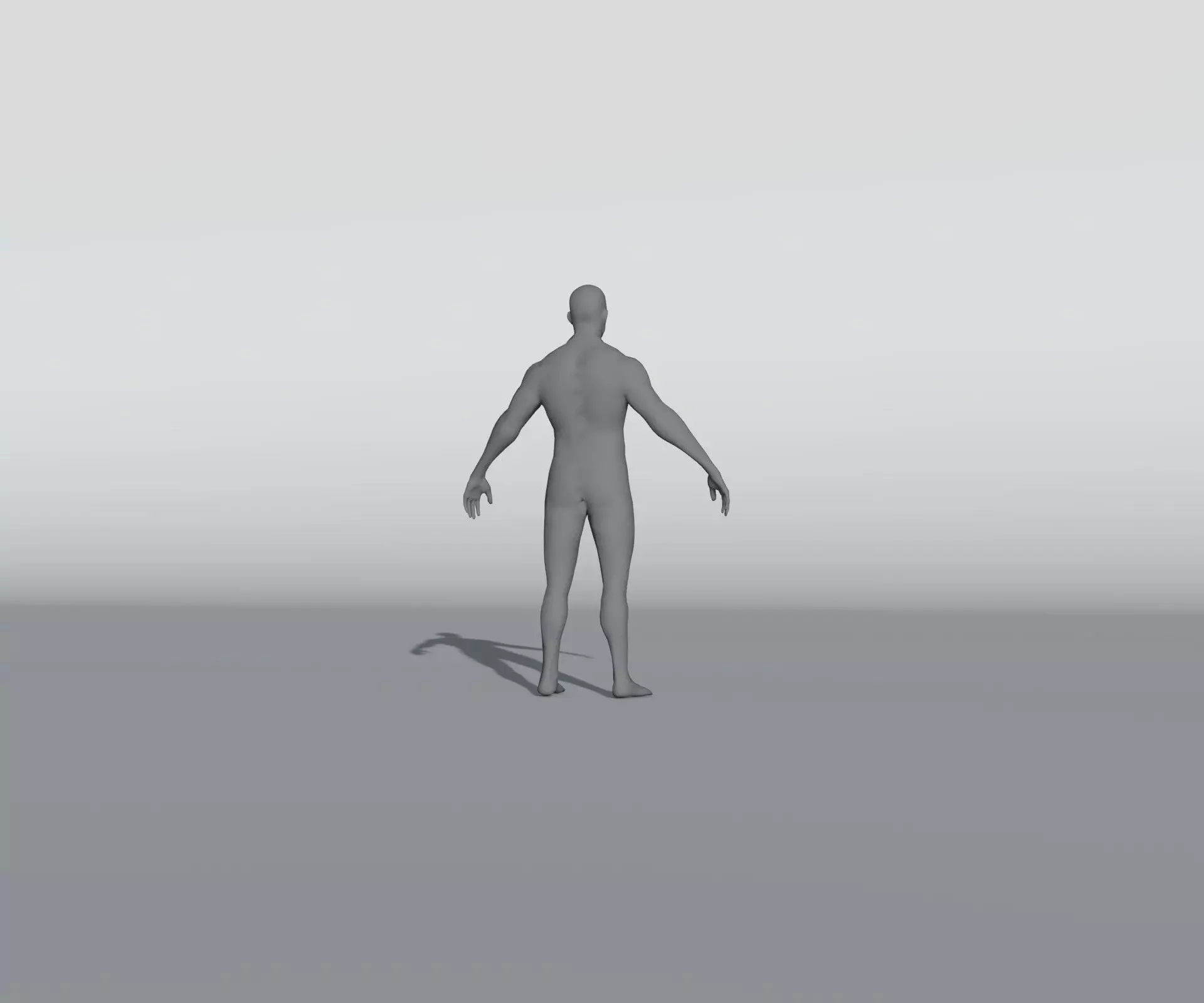Animated Male Female Body Base Mesh 5K with 76 Sound Effects Low-poly 3D model_29