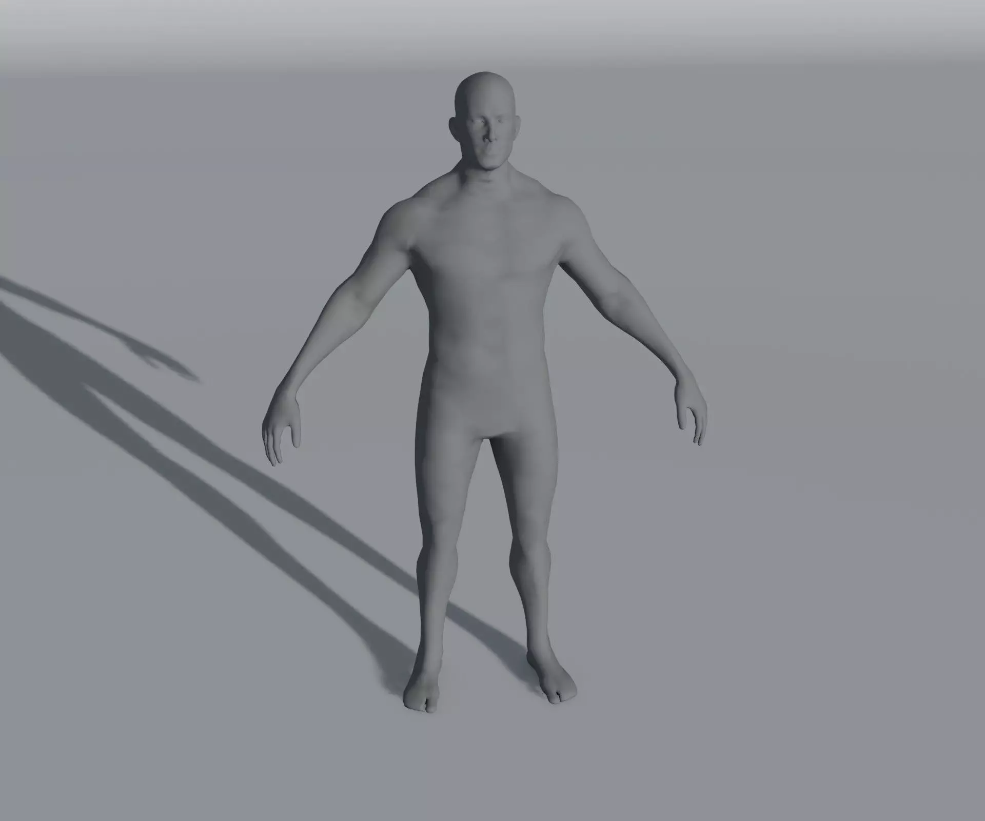 Animated Male Female Body Base Mesh 5K with 76 Sound Effects Low-poly 3D model_23