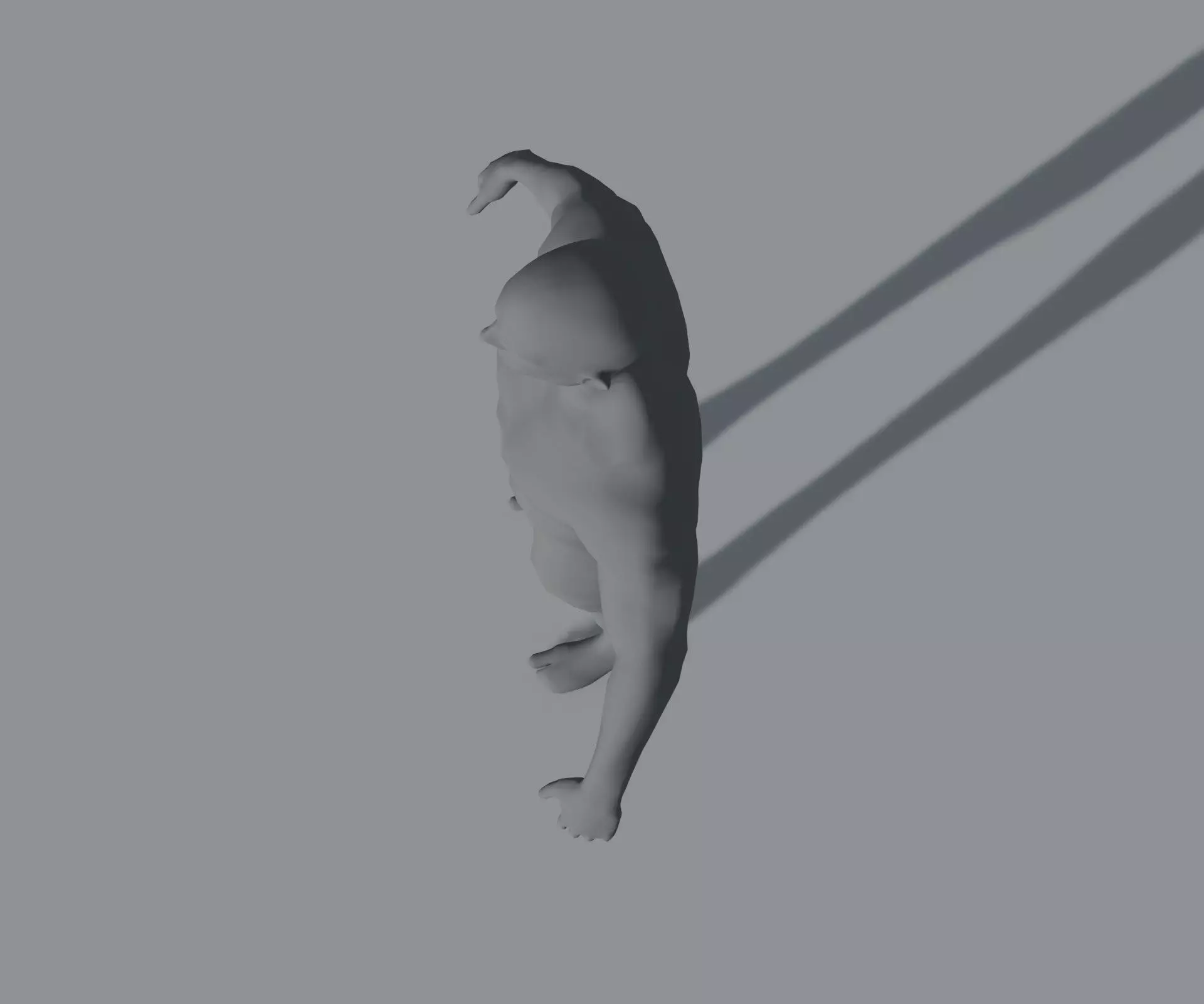 Animated Male Female Body Base Mesh 5K with 76 Sound Effects Low-poly 3D model_31