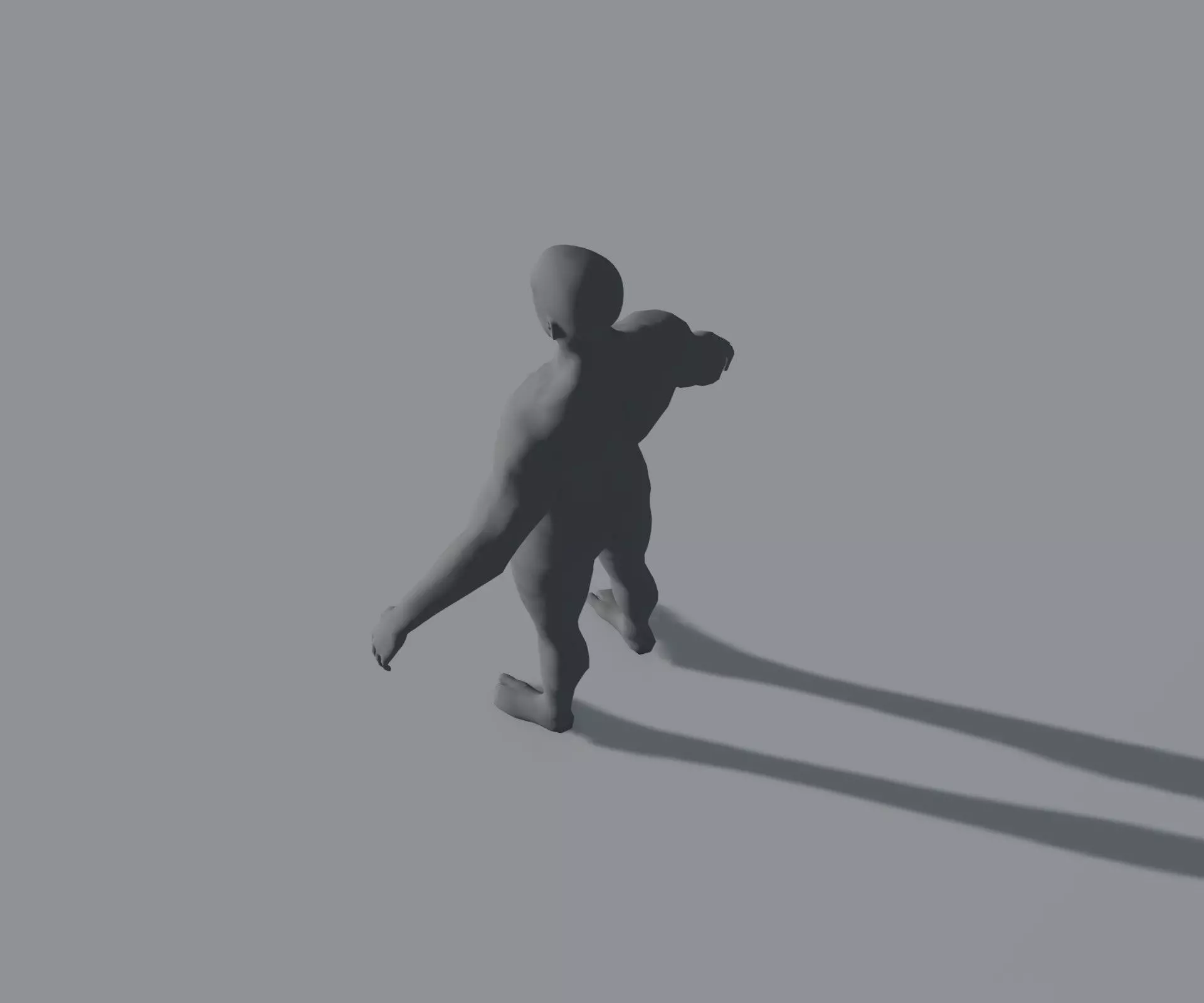 Animated Male Female Body Base Mesh 5K with 76 Sound Effects Low-poly 3D model_37