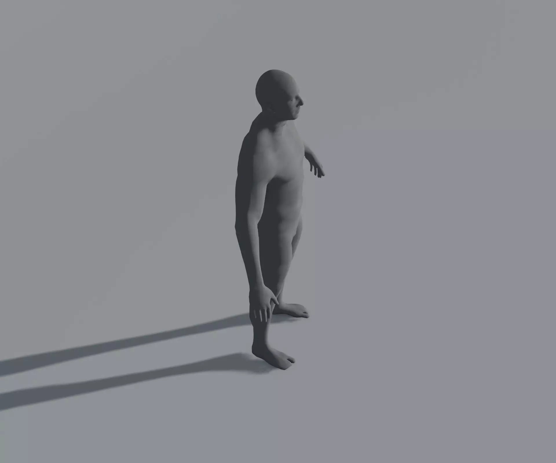 Animated Male Female Body Base Mesh 5K with 76 Sound Effects Low-poly 3D model_34