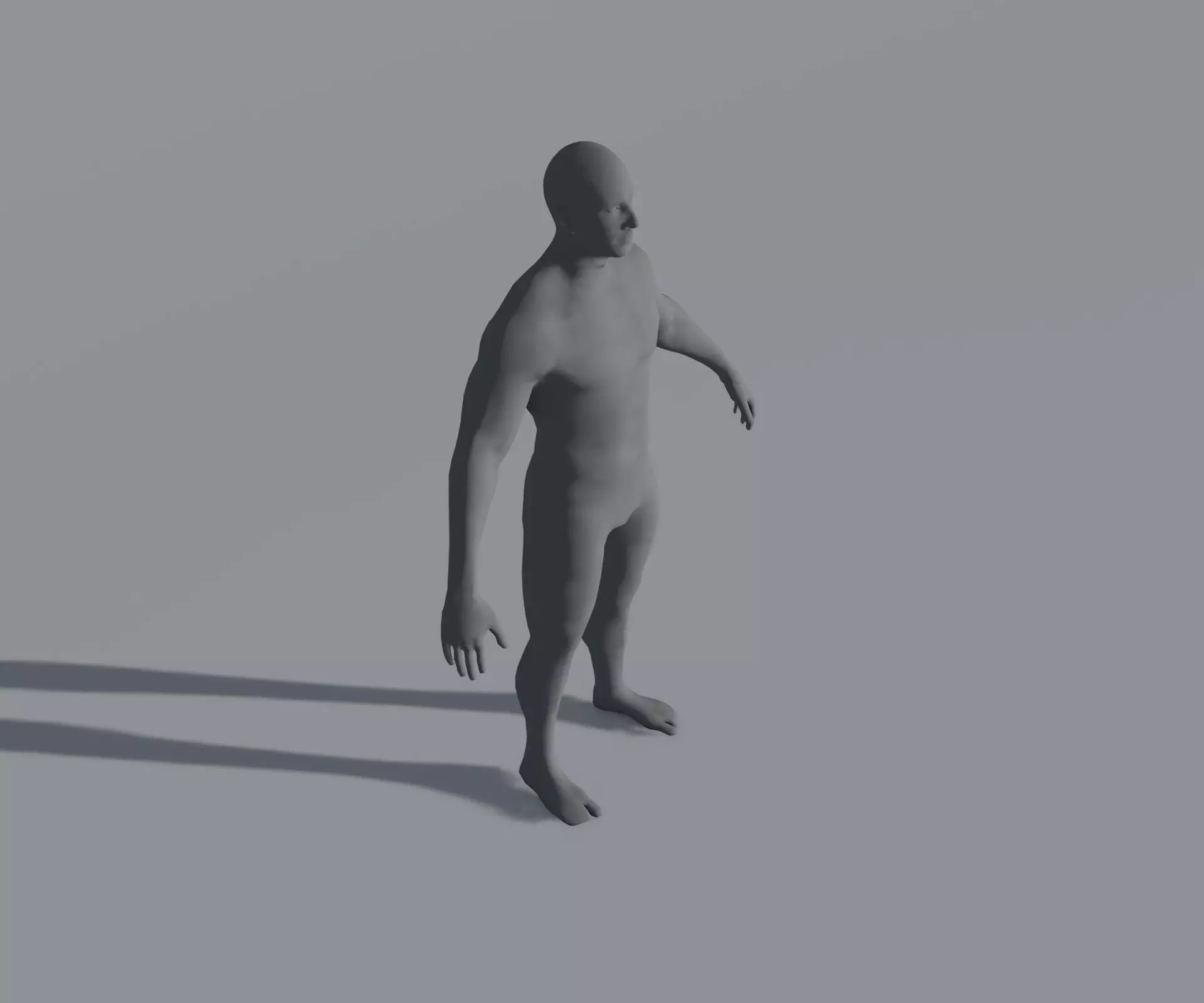 Animated Male Female Body Base Mesh 5K with 76 Sound Effects Low-poly 3D model_32