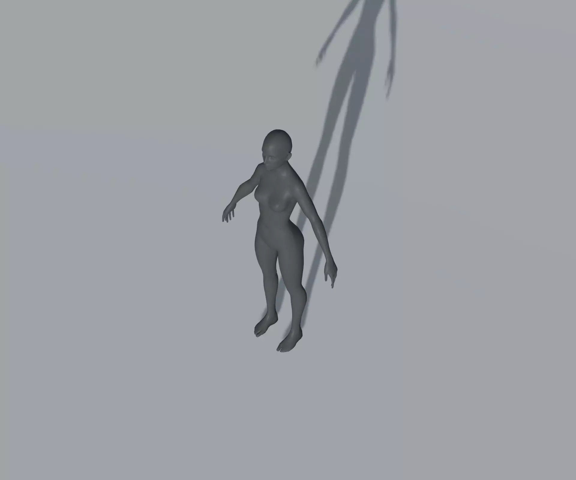 Animated Male Female Body Base Mesh 5K with 76 Sound Effects Low-poly 3D model_16