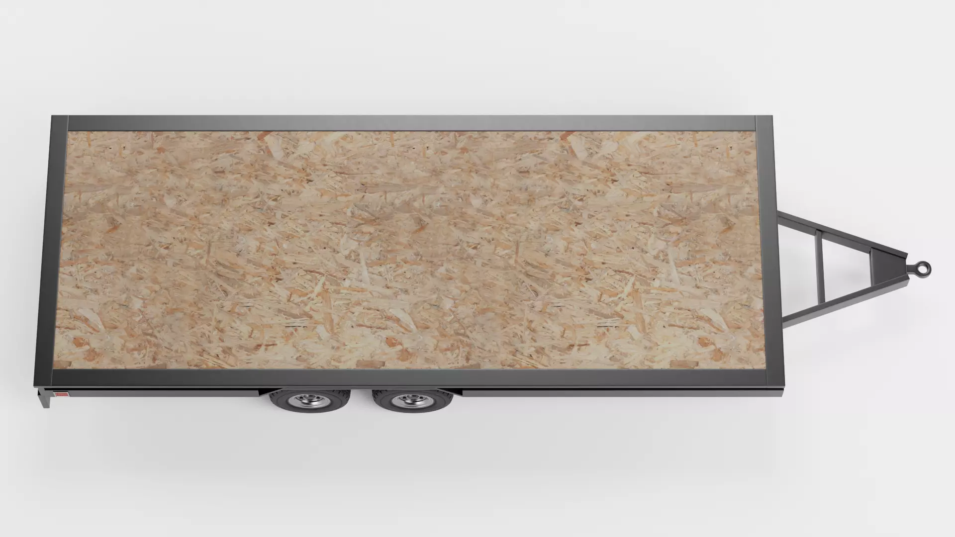 Universal Trailer Collection Low-poly 3D model_16