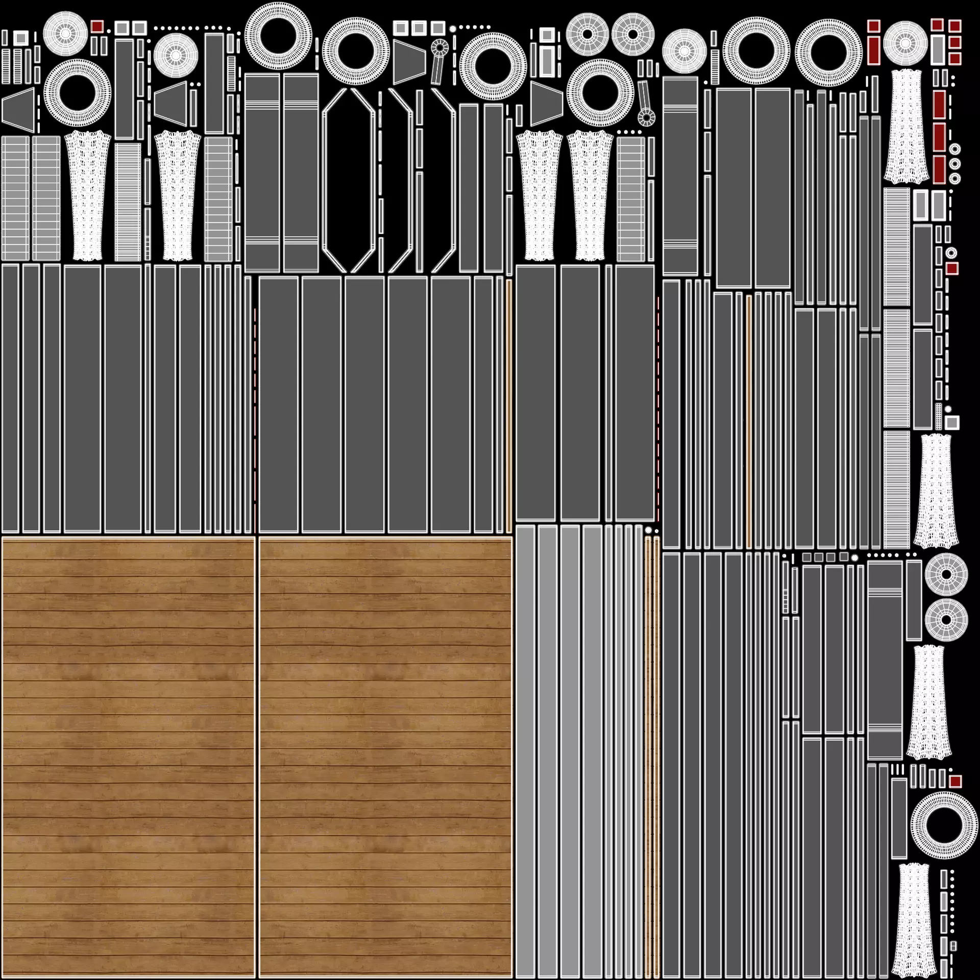 Universal Trailer Collection Low-poly 3D model_24