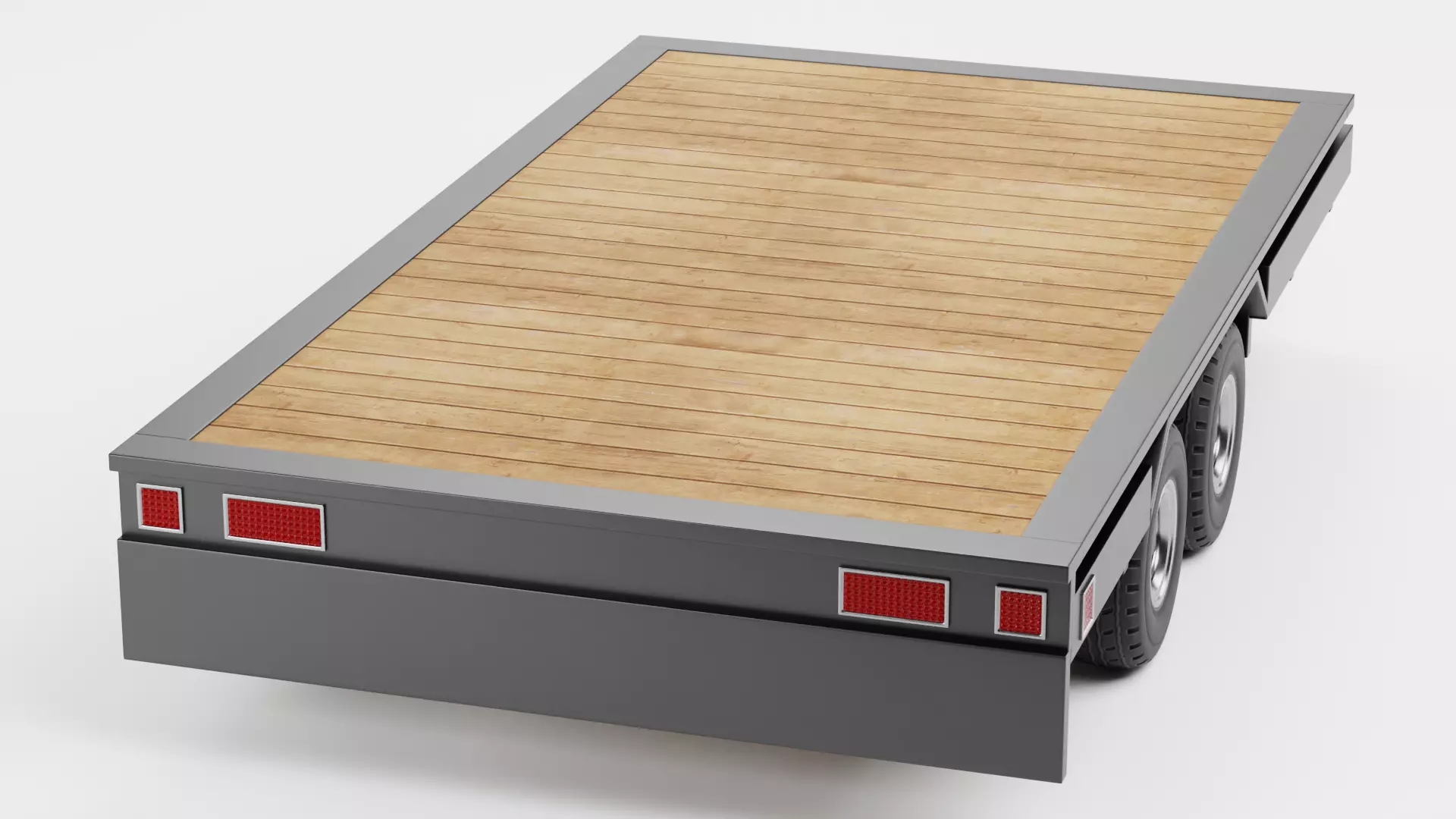 Universal Trailer Collection Low-poly 3D model_9