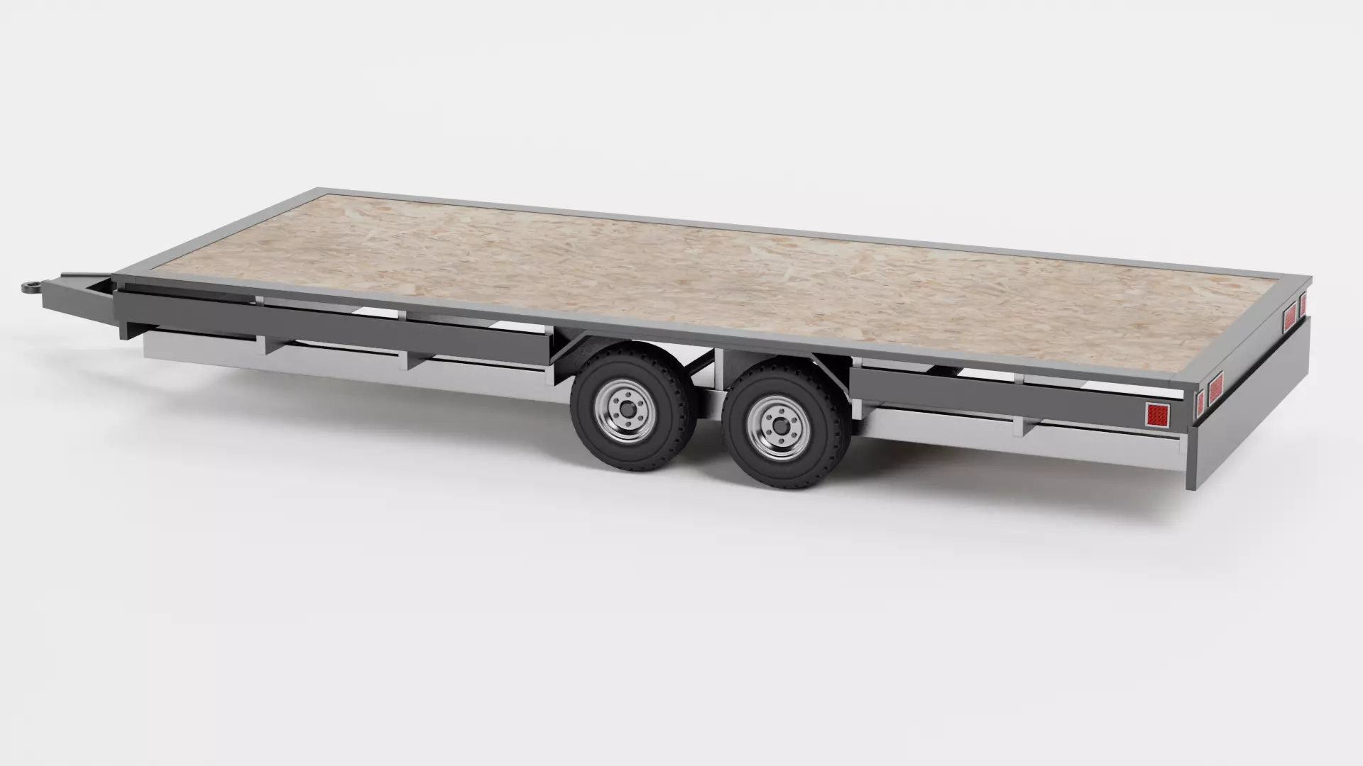 Universal Trailer Collection Low-poly 3D model_21