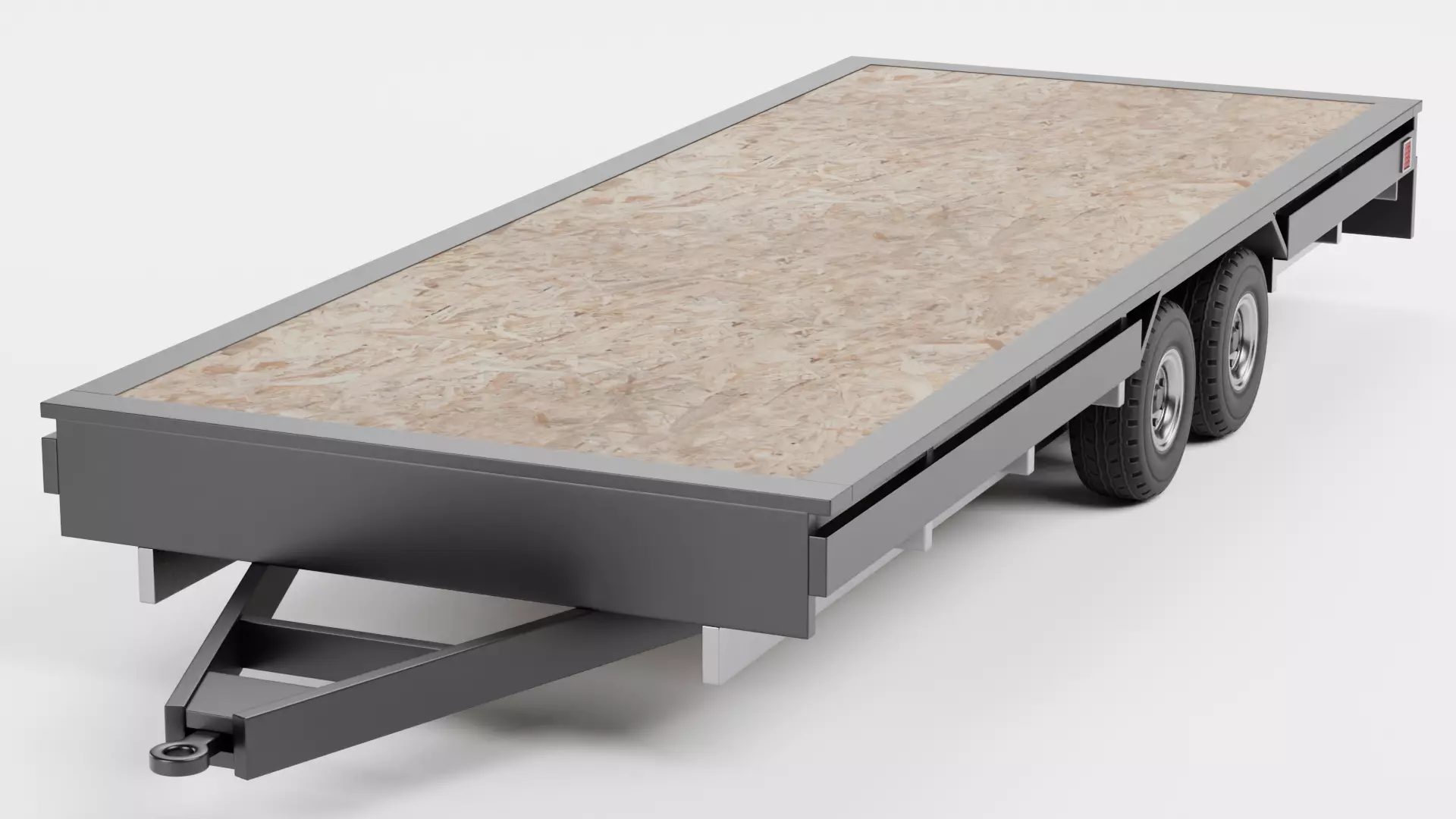 Universal Trailer Collection Low-poly 3D model_22