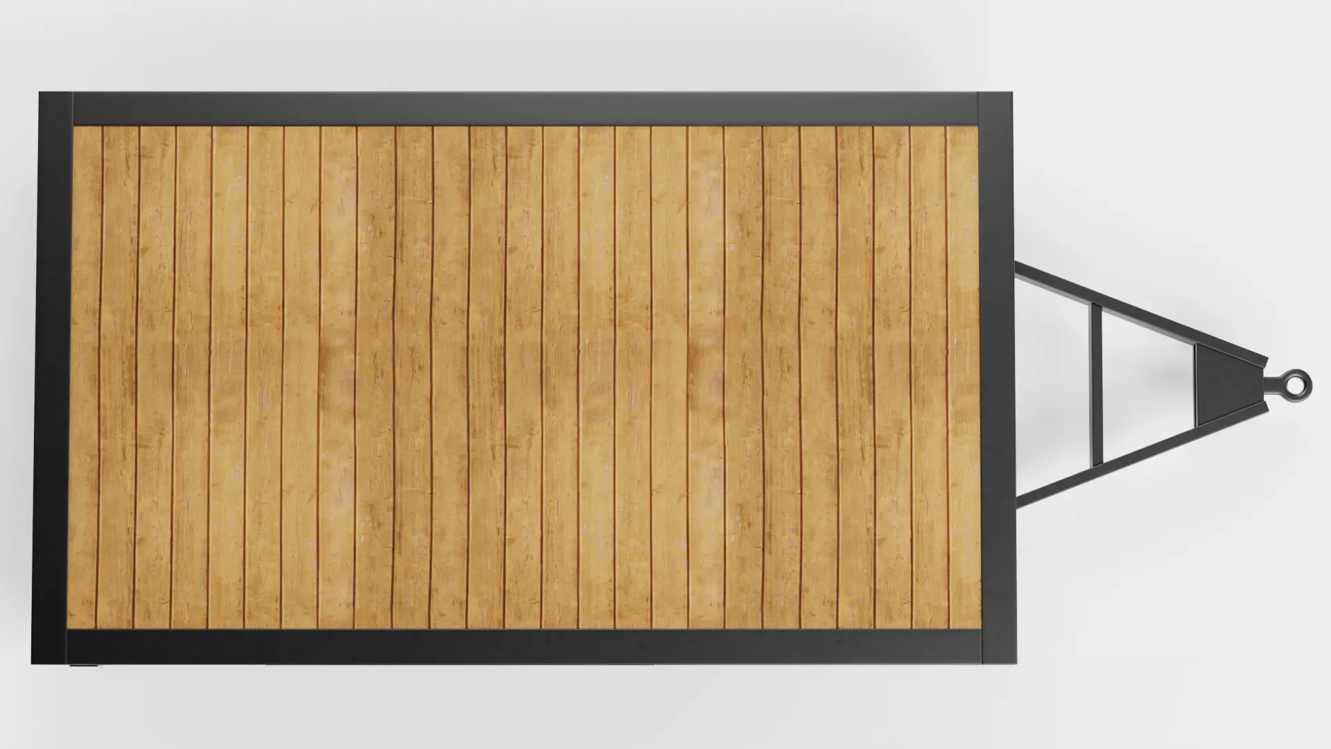 Universal Trailer Collection Low-poly 3D model_7