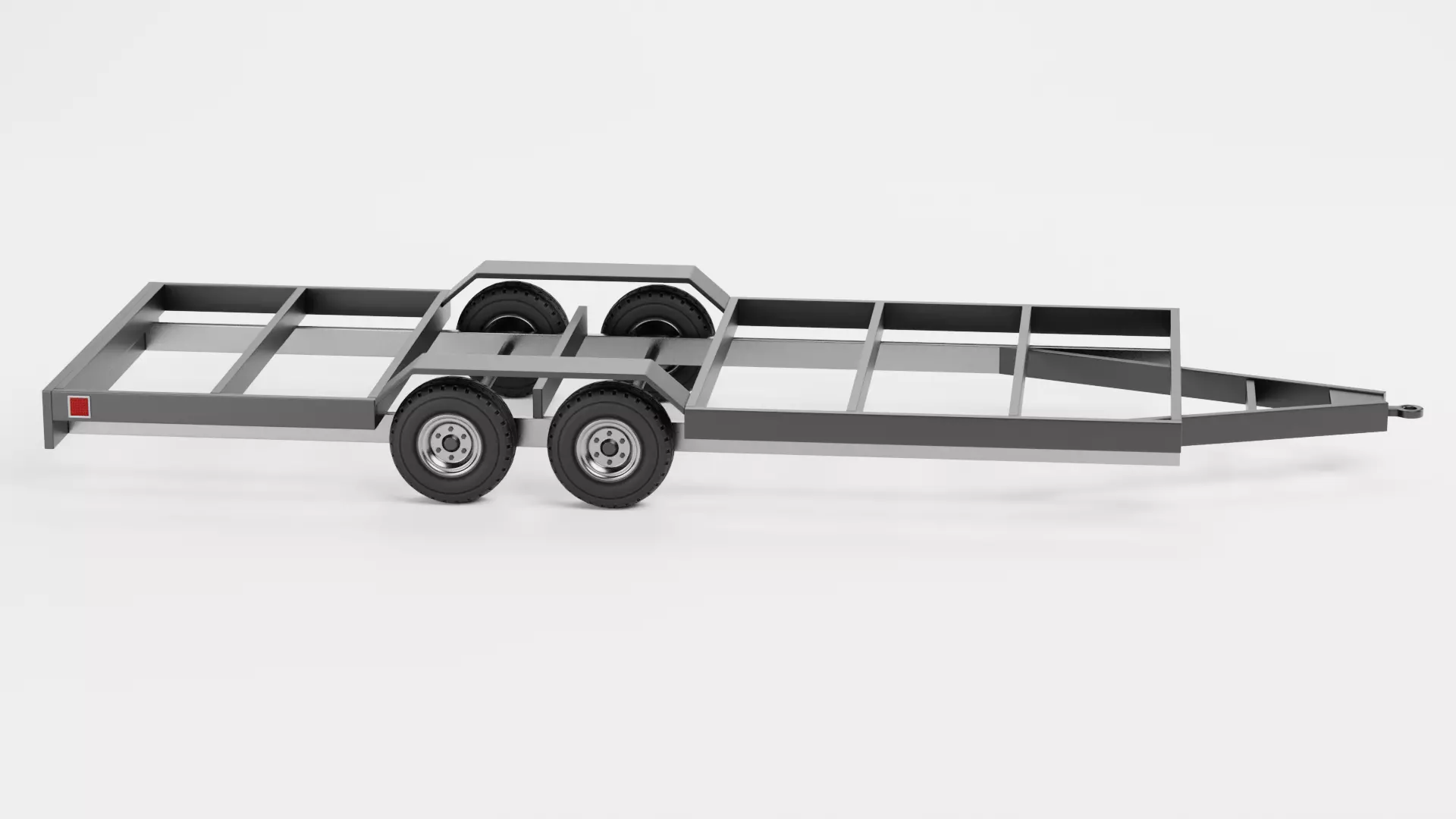 Universal Trailer Collection Low-poly 3D model_13