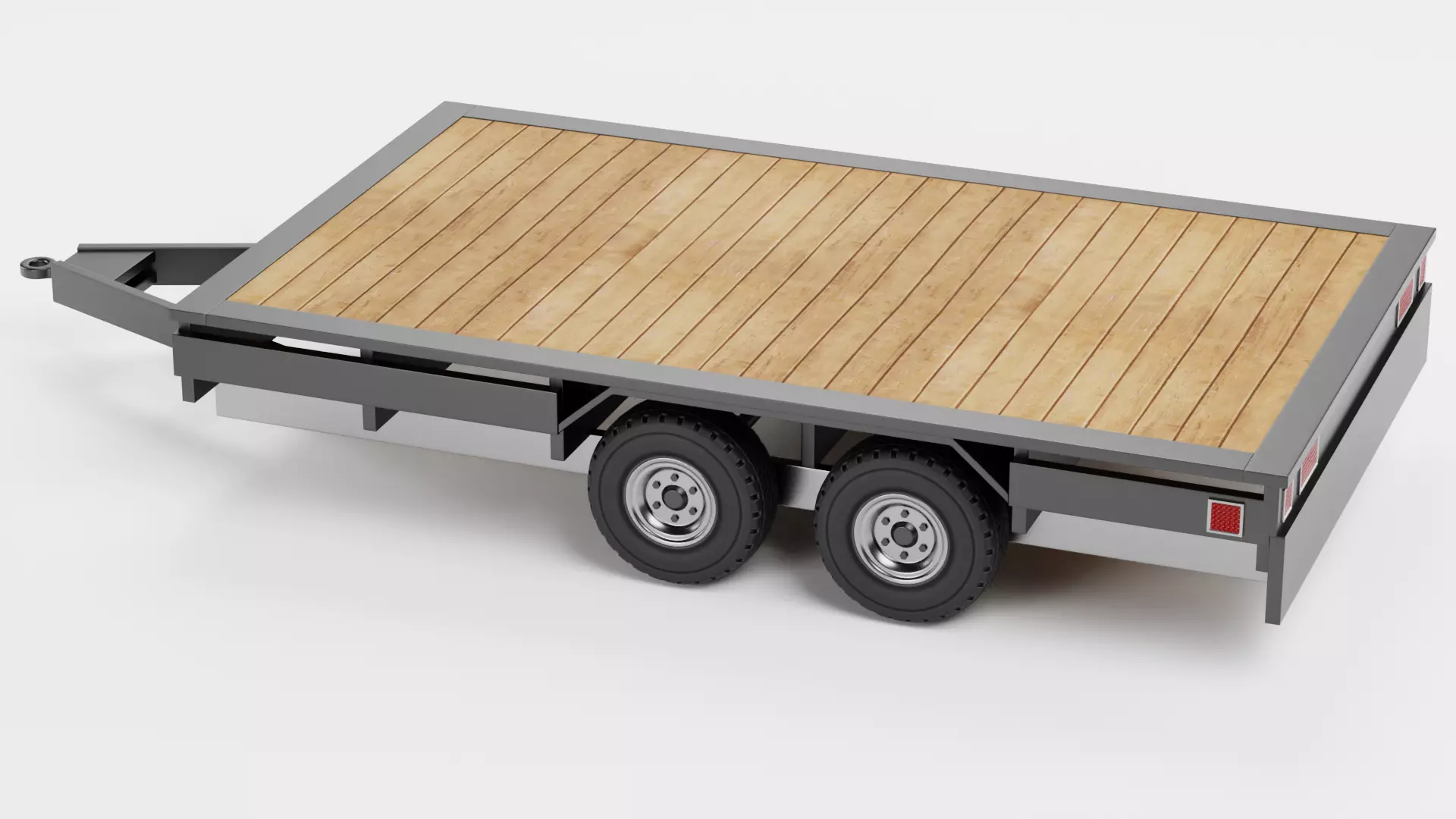 Universal Trailer Collection Low-poly 3D model_10