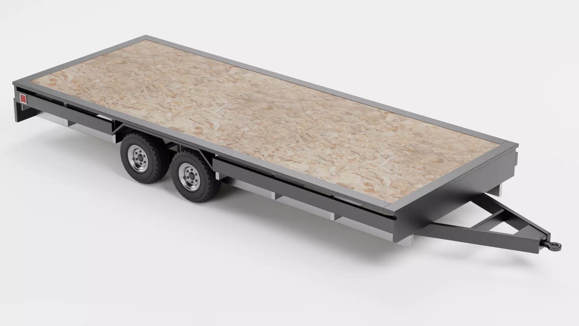 Universal Trailer Collection Low-poly 3D model_15