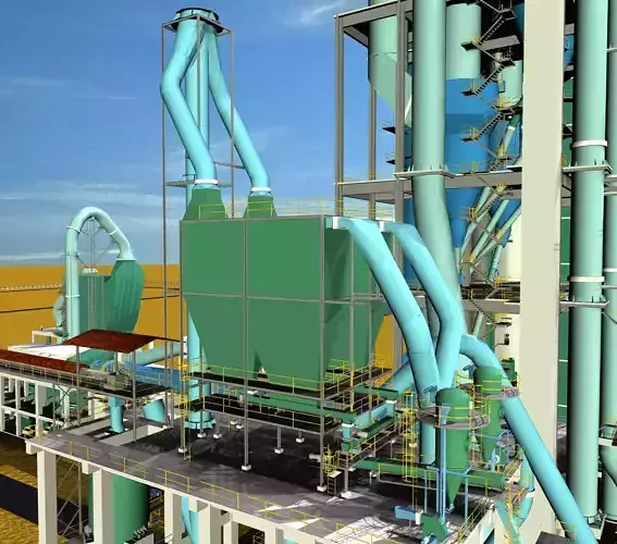 Coal Mill Department Free 3D model