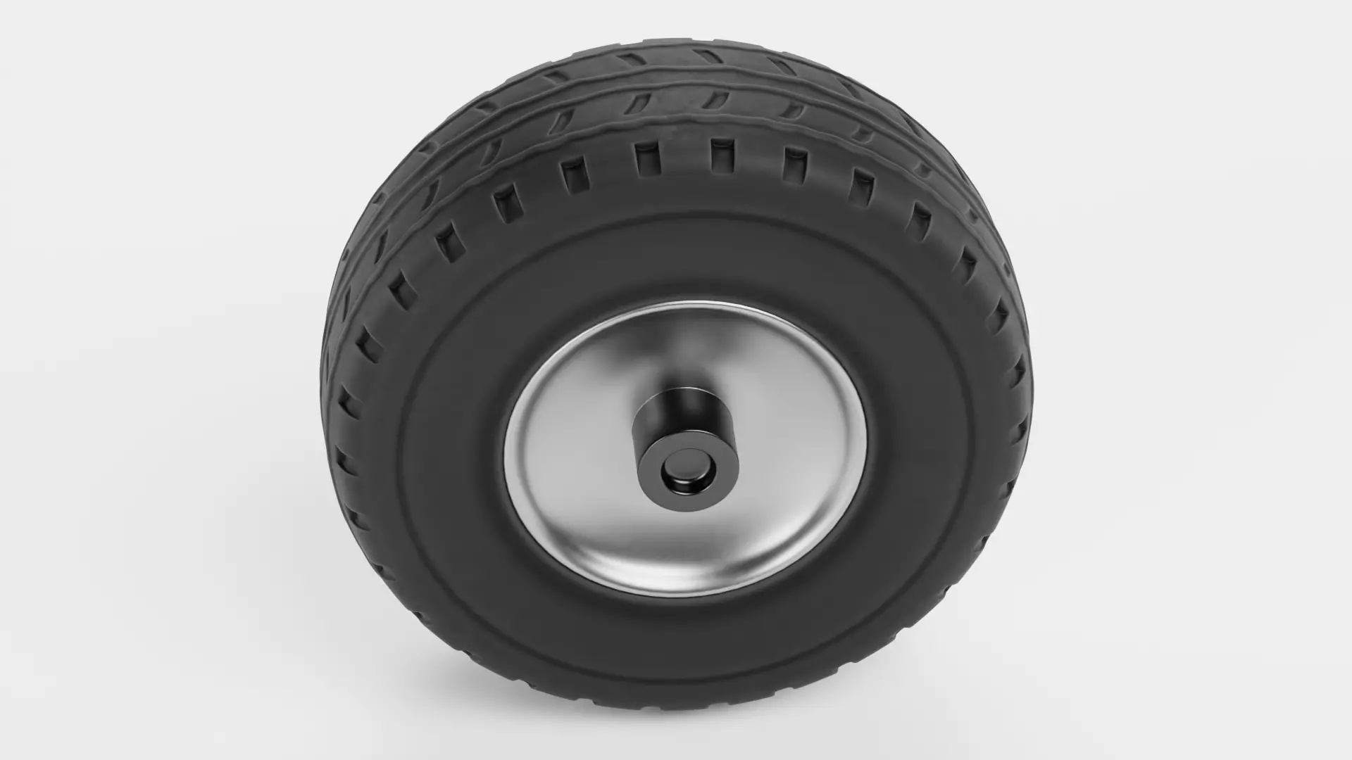 Tire V1 - Wide Automotive Wheel Low-poly 3D model_6