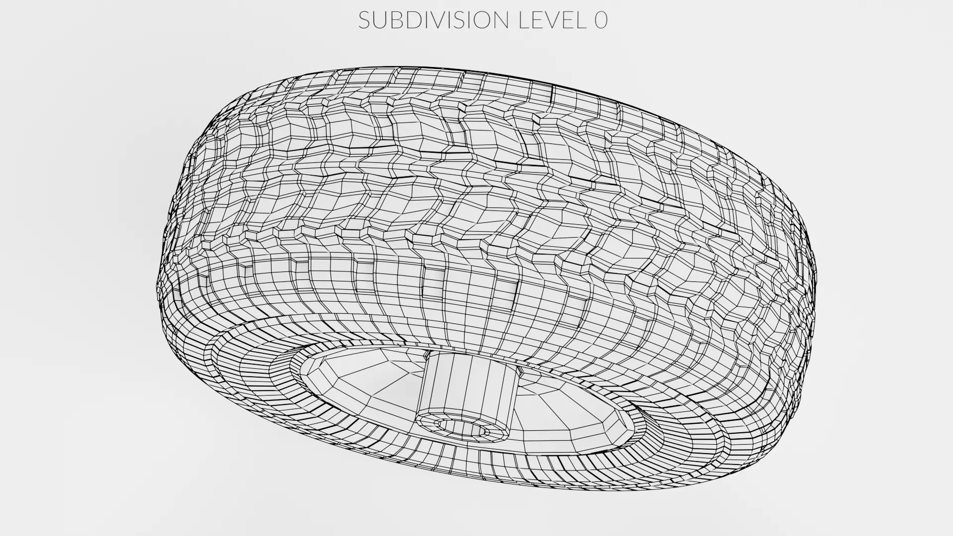 Tire V1 - Wide Automotive Wheel Low-poly 3D model_9