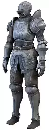 fluted armor figure demons souls IA
