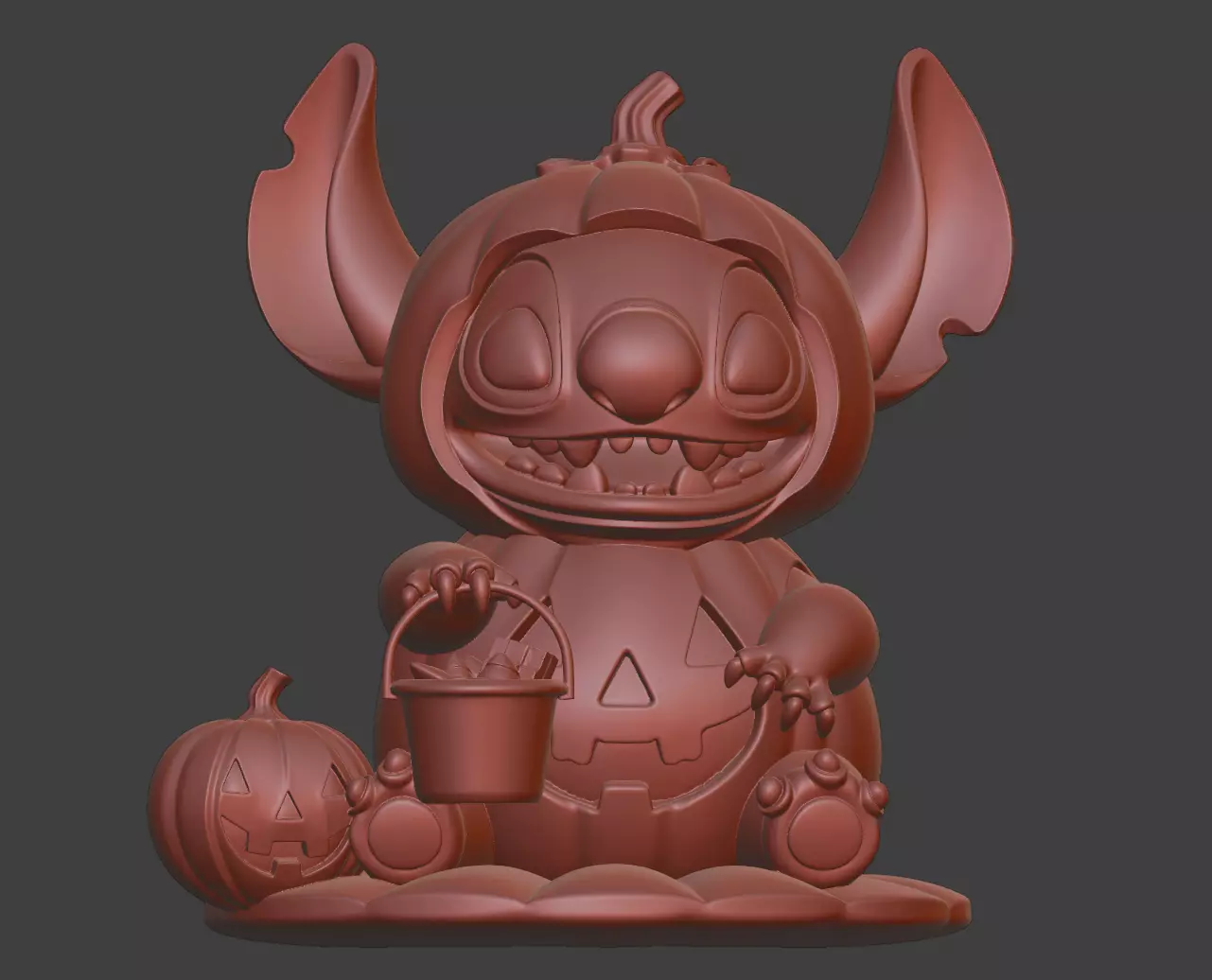 Spooky Stitch - Halloween Edition 3D print model_3