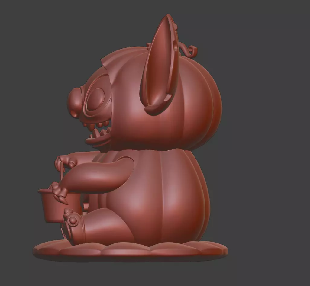 Spooky Stitch - Halloween Edition 3D print model_6