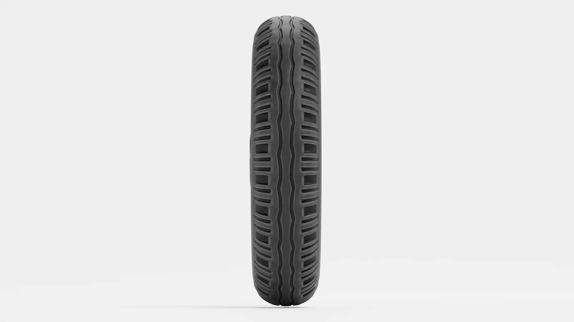 Tire V3 - Narrow Automotive Wheel Low-poly 3D model_3