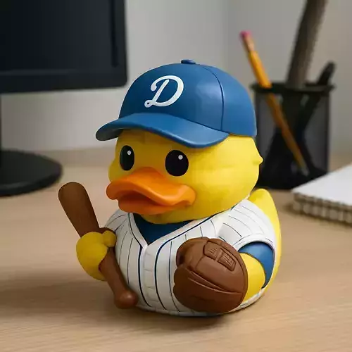 Rubber Duck - Baseball player - 3D print