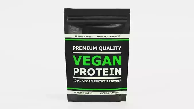 Vegan Protein - Product Concept Packaging