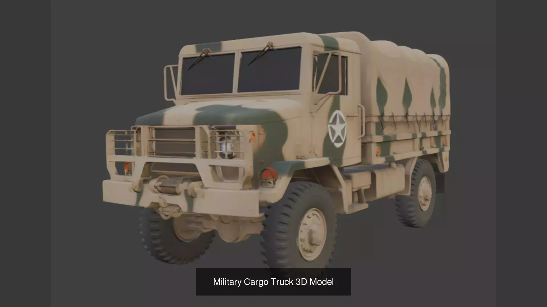 12 Military Truck Vehicle 3D Model 3D Model Collection_9