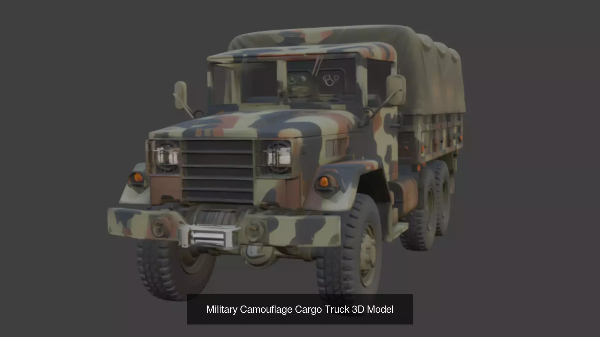 12 Military Truck Vehicle 3D Model 3D Model Collection_2