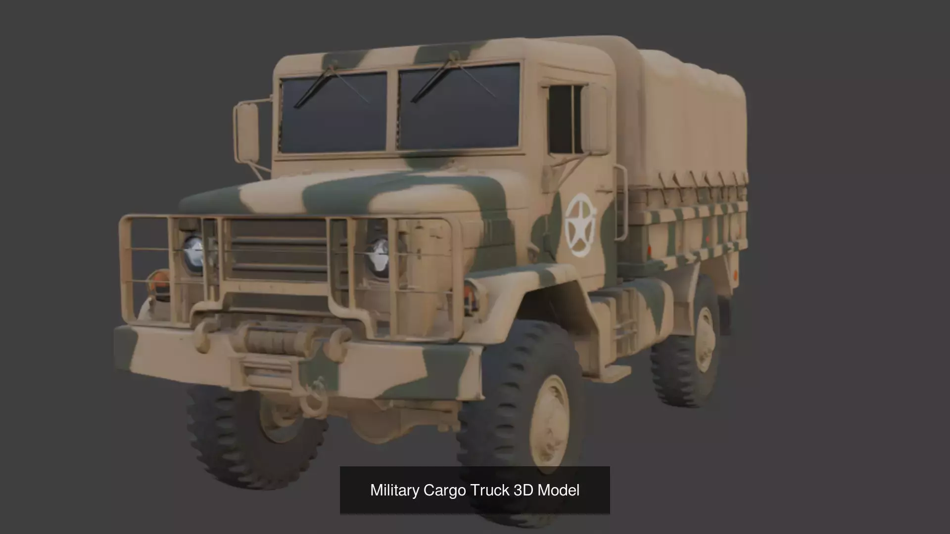 12 Military Truck Vehicle 3D Model 3D Model Collection_10