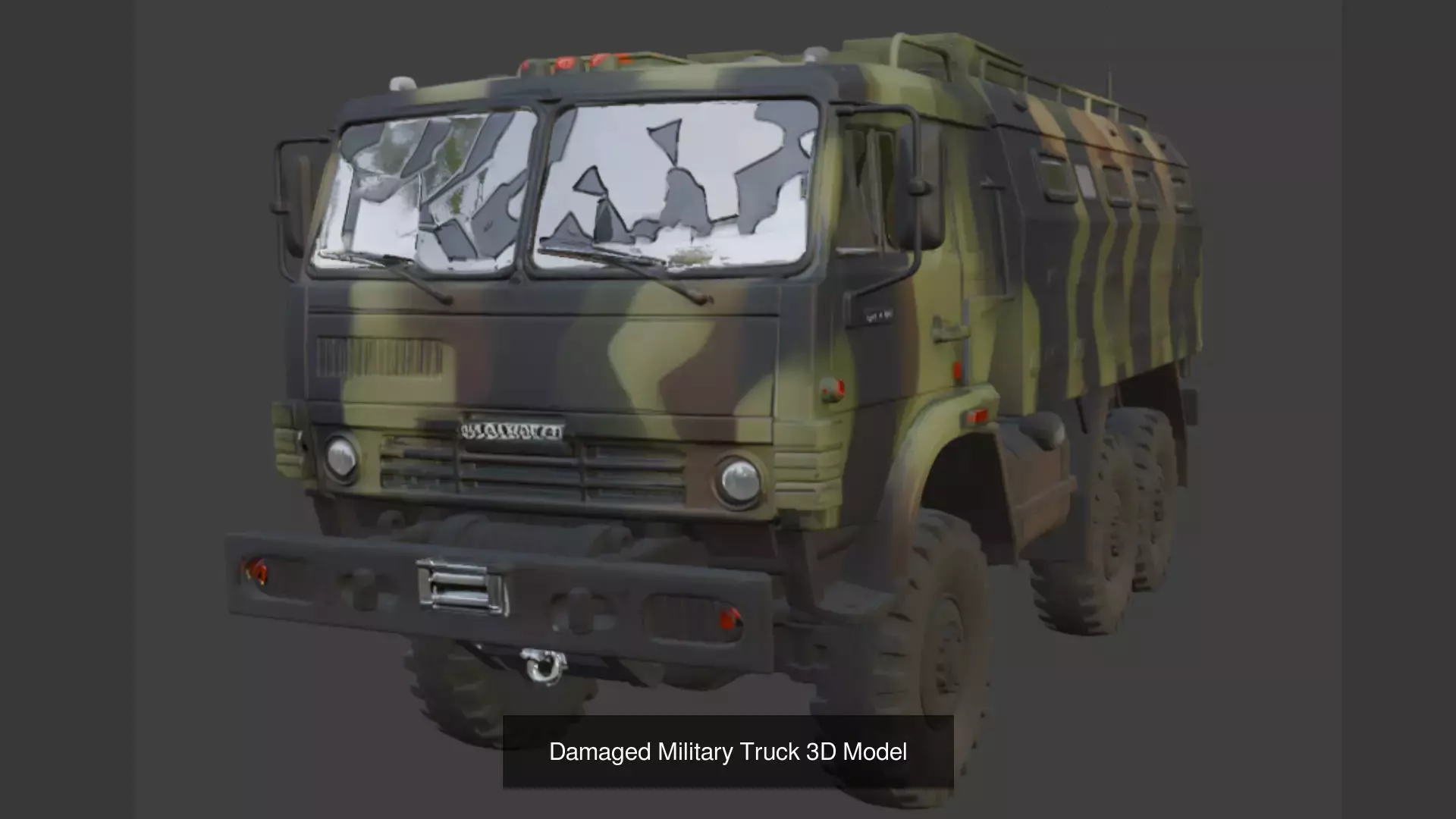 12 Military Truck Vehicle 3D Model 3D Model Collection_12