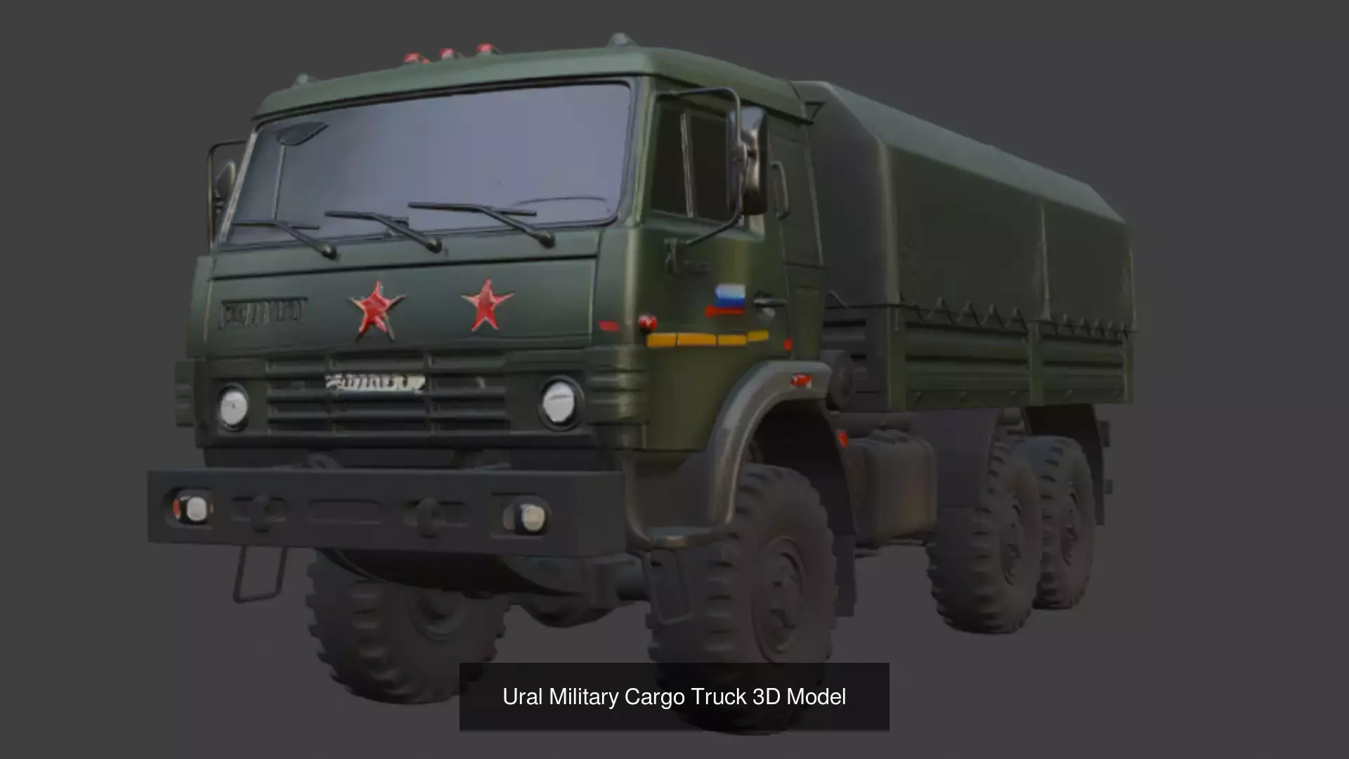 12 Military Truck Vehicle 3D Model 3D Model Collection_11