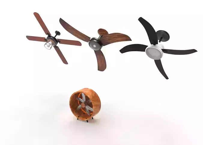 Air Fans with Lights