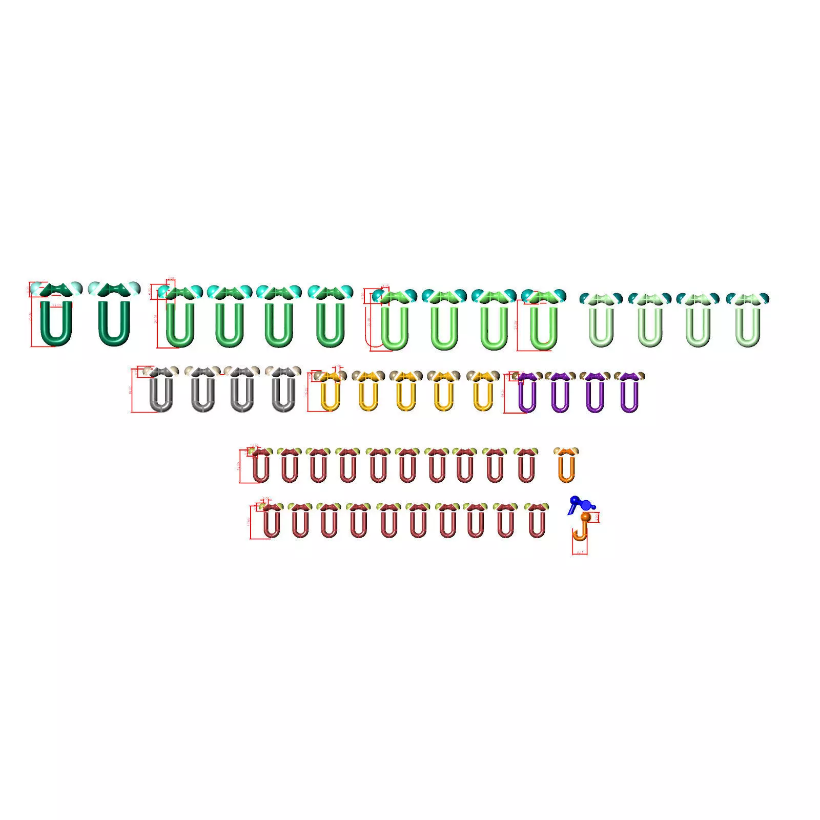 Tiffany Link Necklace 3D print model_3