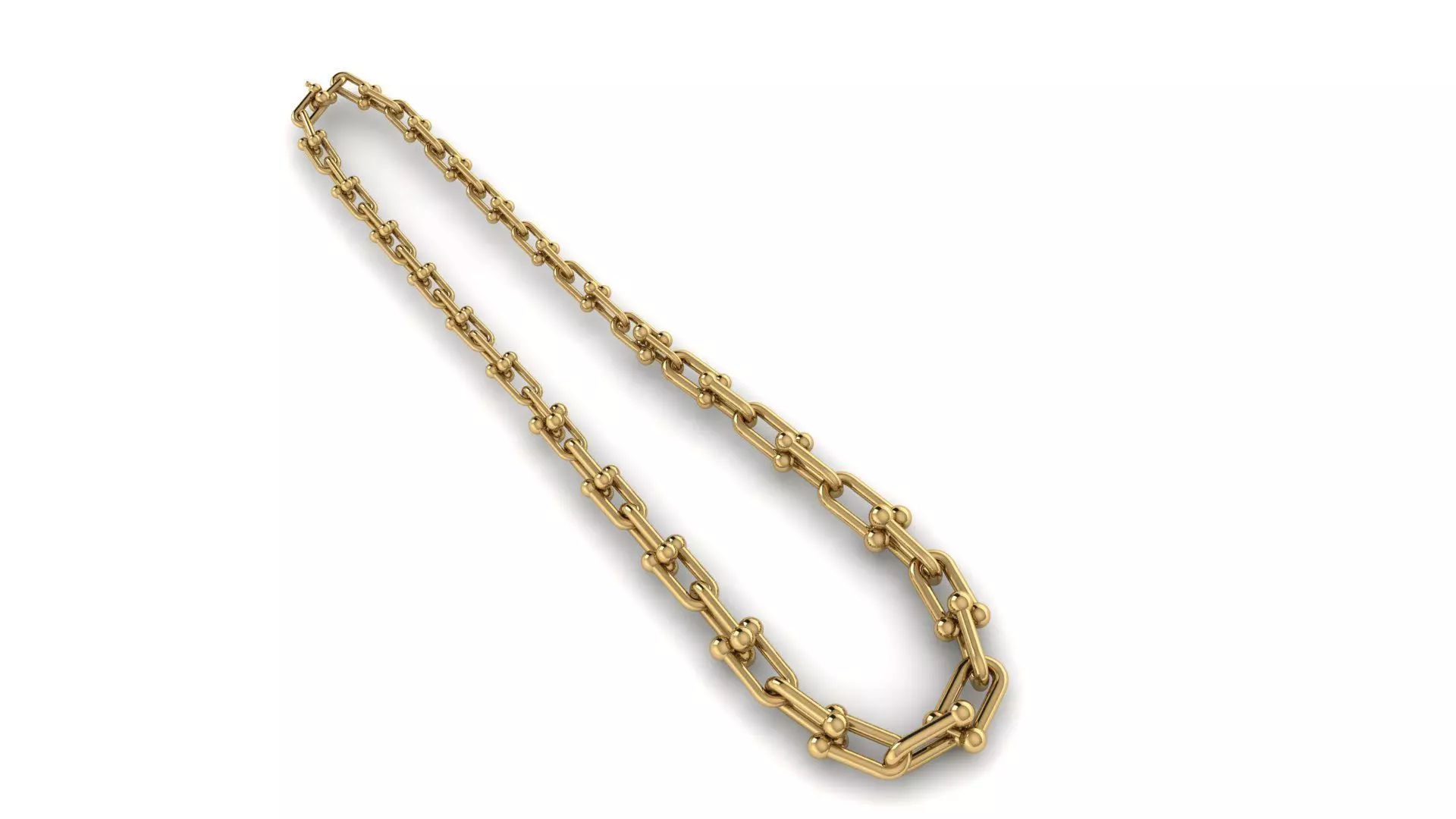 Tiffany Link Necklace 3D print model_1