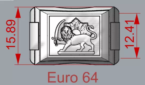 Lion and Sun Signet stl 3dm  Ring model mr0320 3D print model_18