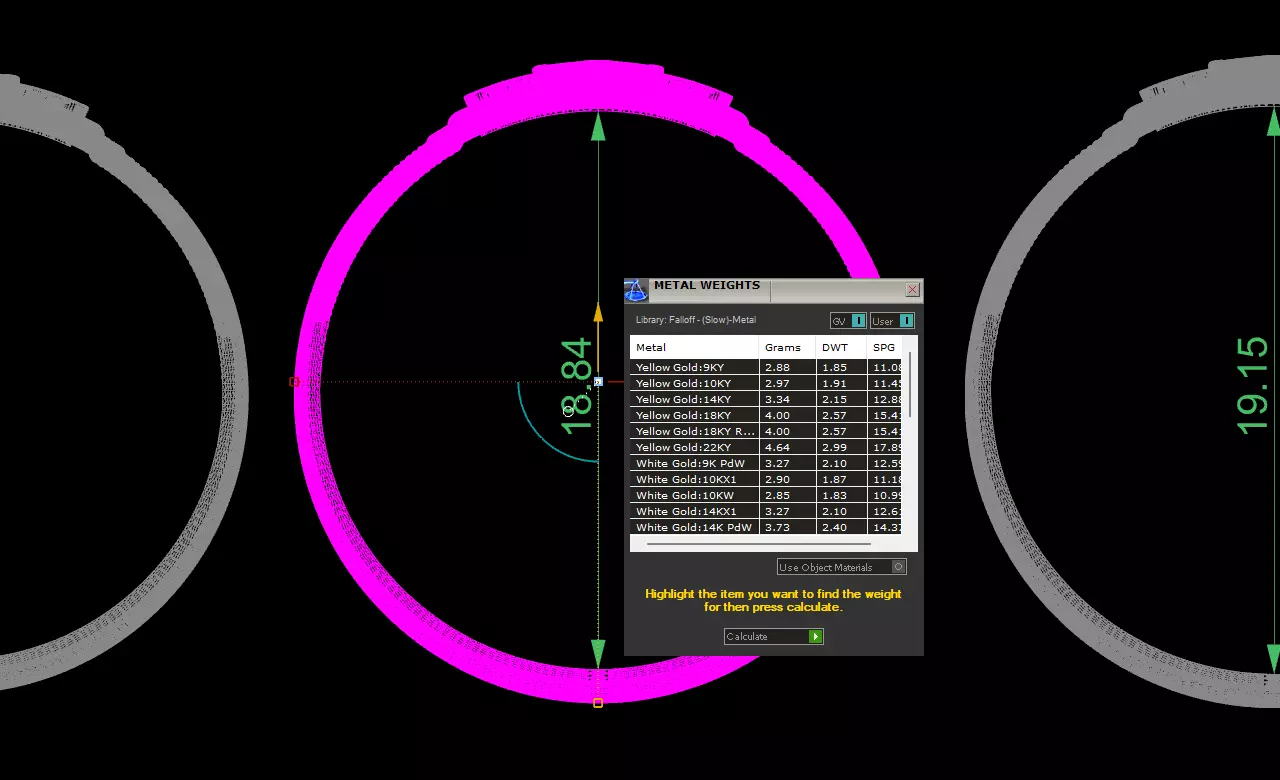 Elagent Gold Filigree Ring with Blue Enamel - Sizes Included 3D print model_10