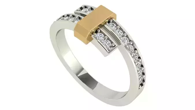 Bypass Band Ring Tiffany