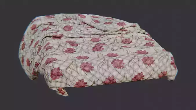 Floral Quilt Blanket for Bed Decor
