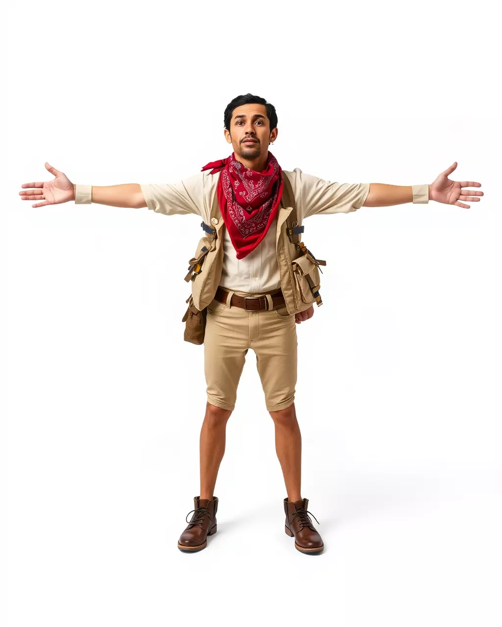 Adventurer Outfit Explorer model pack Low-poly 3D model_2