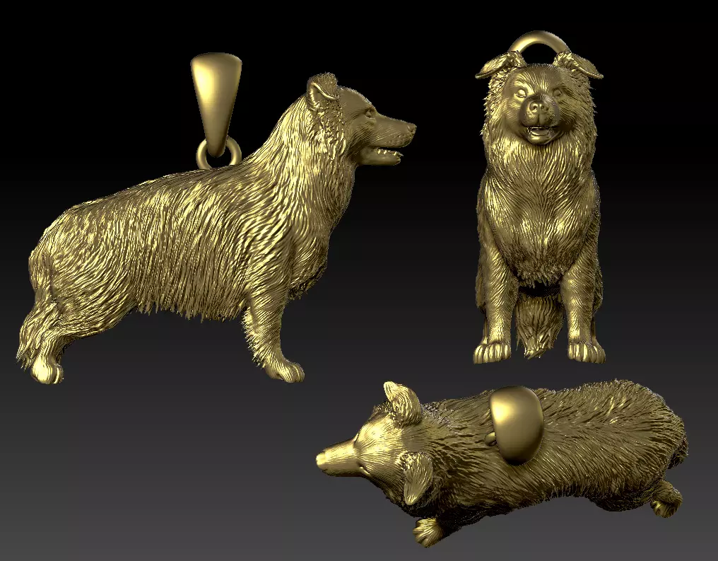 Dog Pendant 3D Model 3D print model