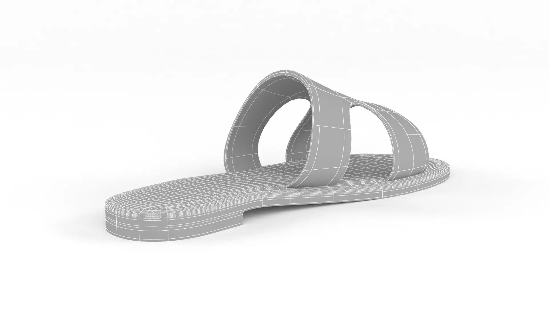  Slide Sandal 3D model_9