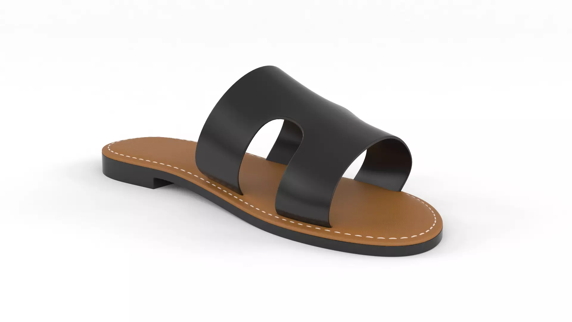  Slide Sandal 3D model_4