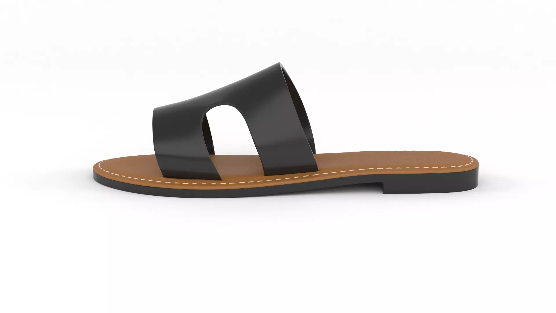  Slide Sandal 3D model_1