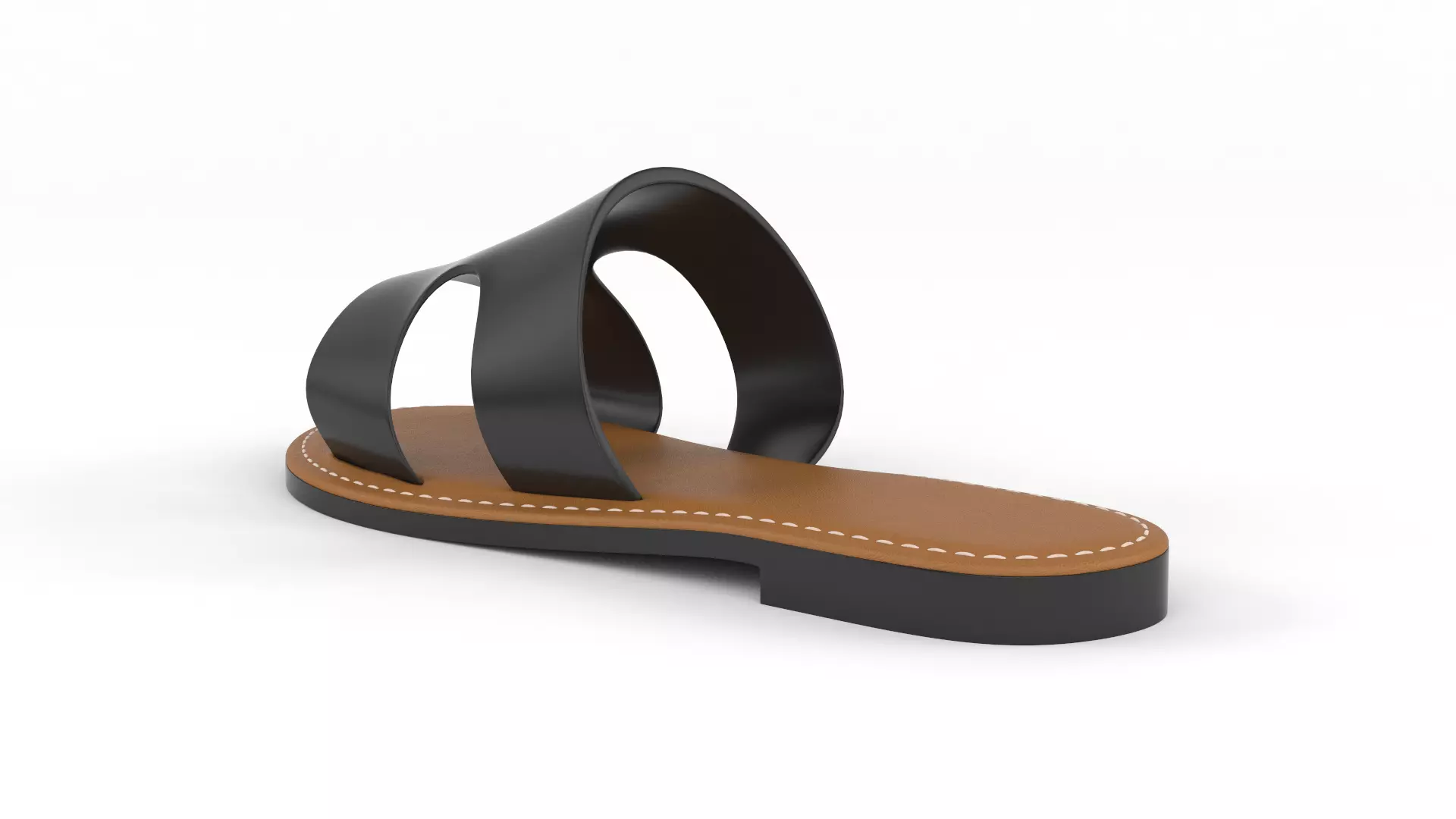 Slide Sandal 3D model_2