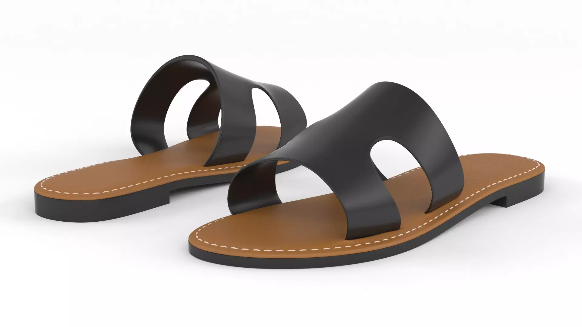  Slide Sandal 3D model_0