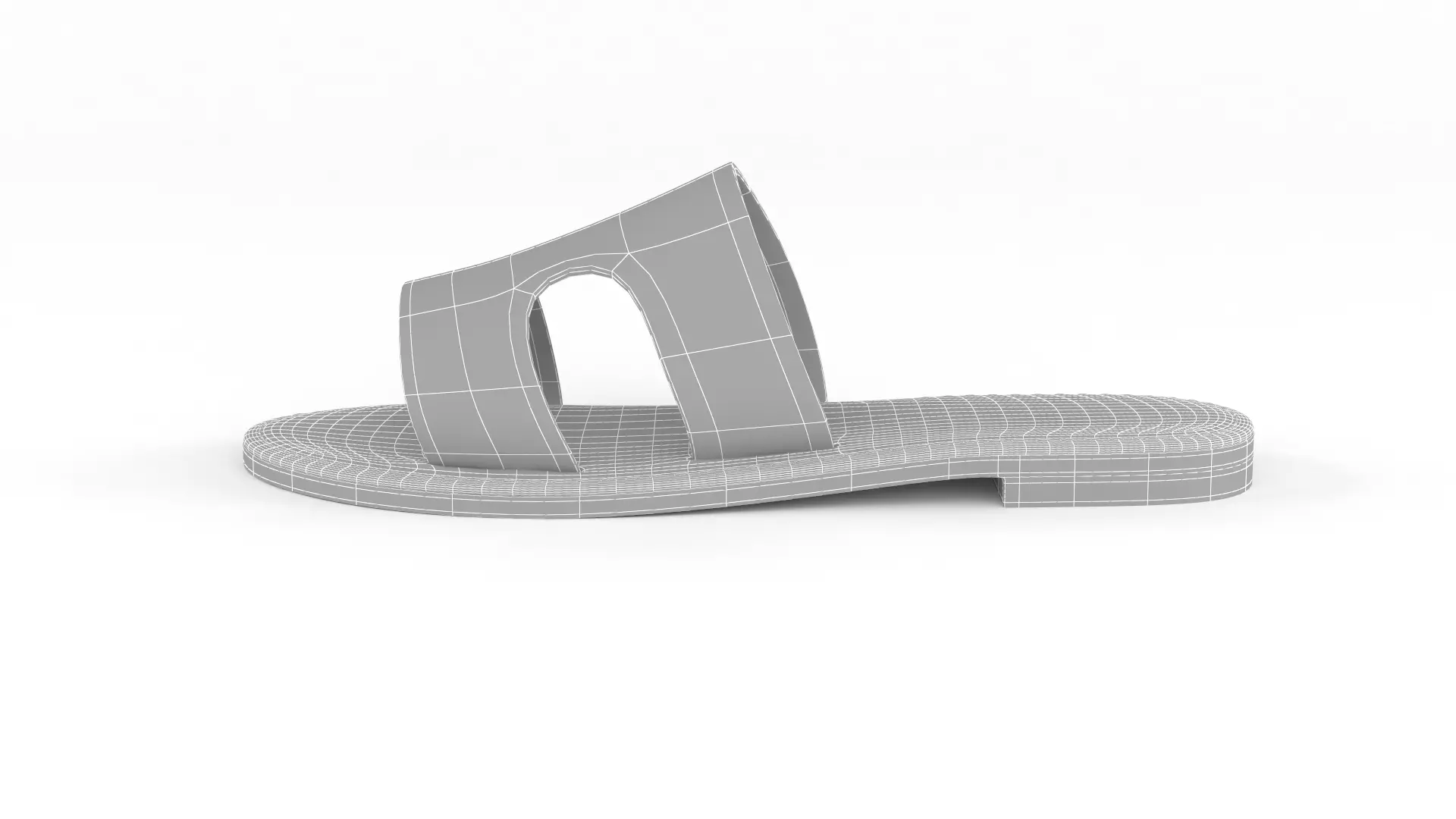  Slide Sandal 3D model_7