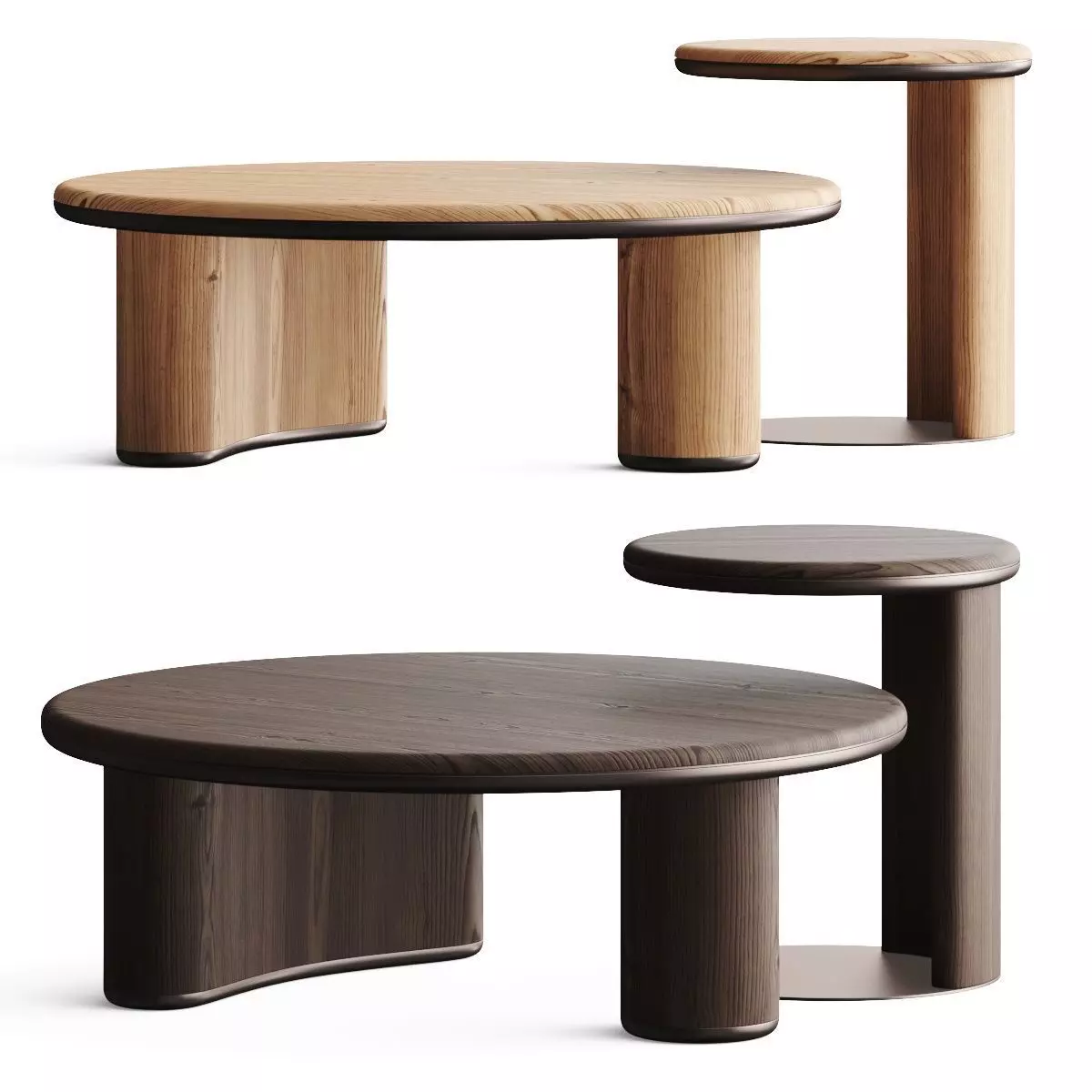 Vical Home Leneo Pravia Coffee Table 3D model_0