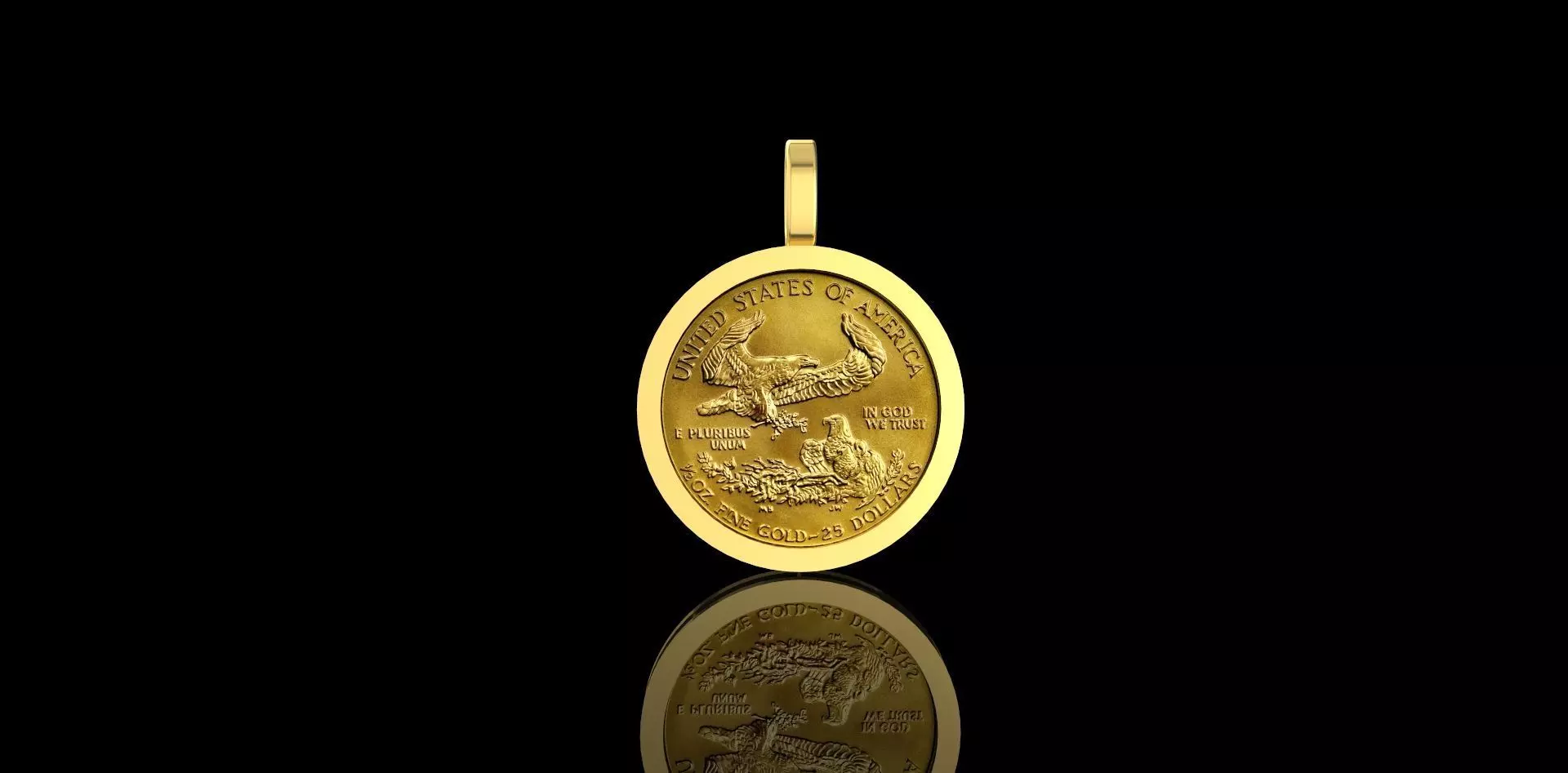 Gold N1534 3D print model_4