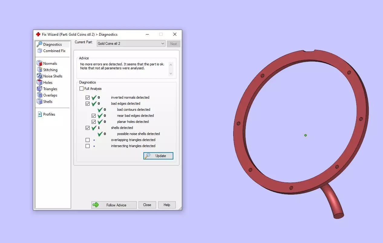 Gold N1534 3D print model_9
