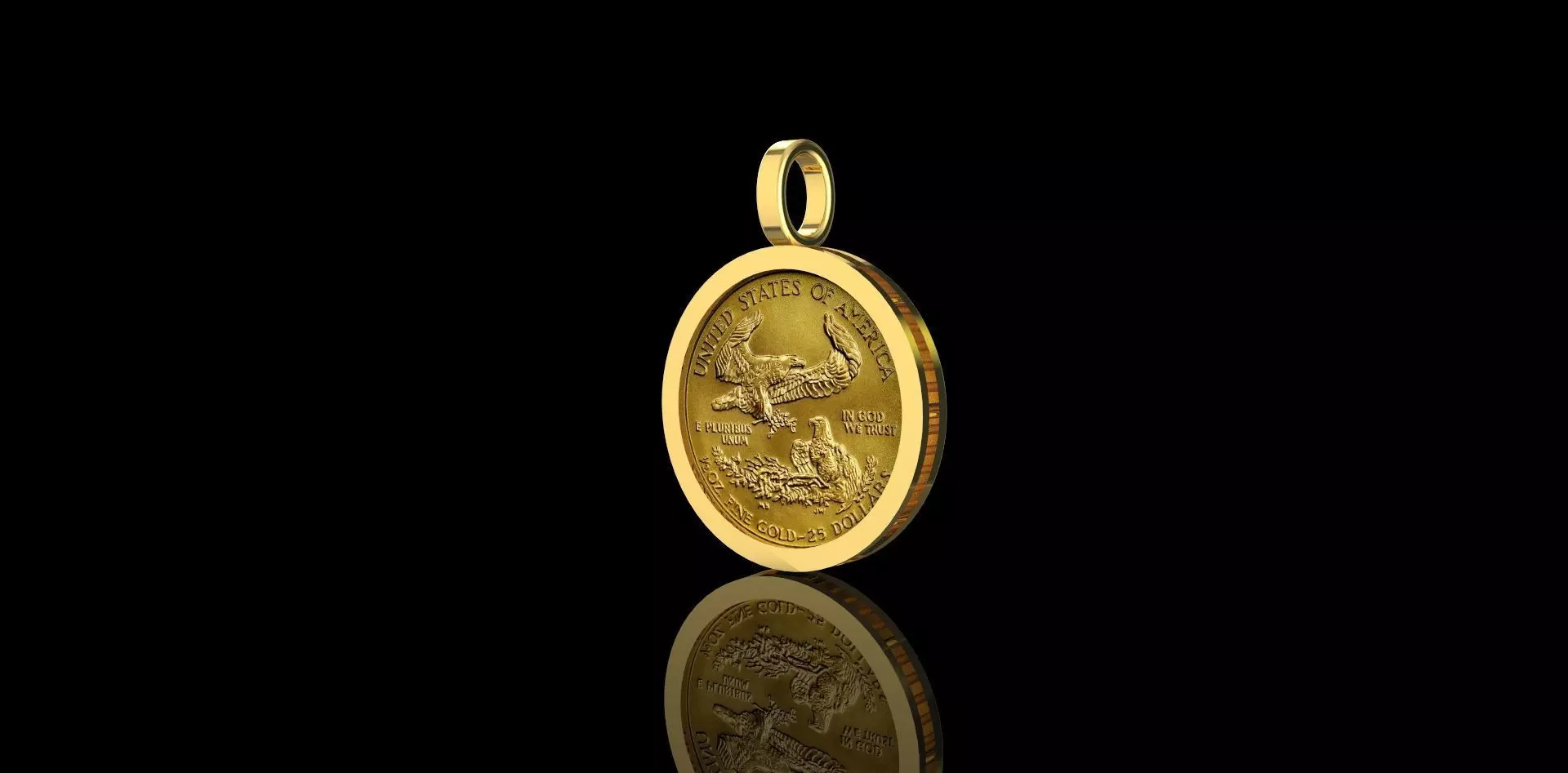 Gold N1534 3D print model_5